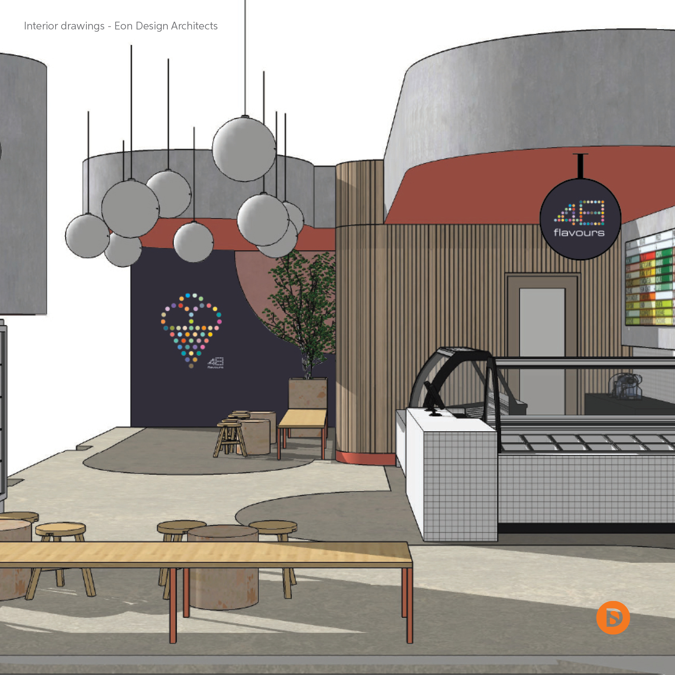 48 Flavours - Brand Identity - Saunders Design Group