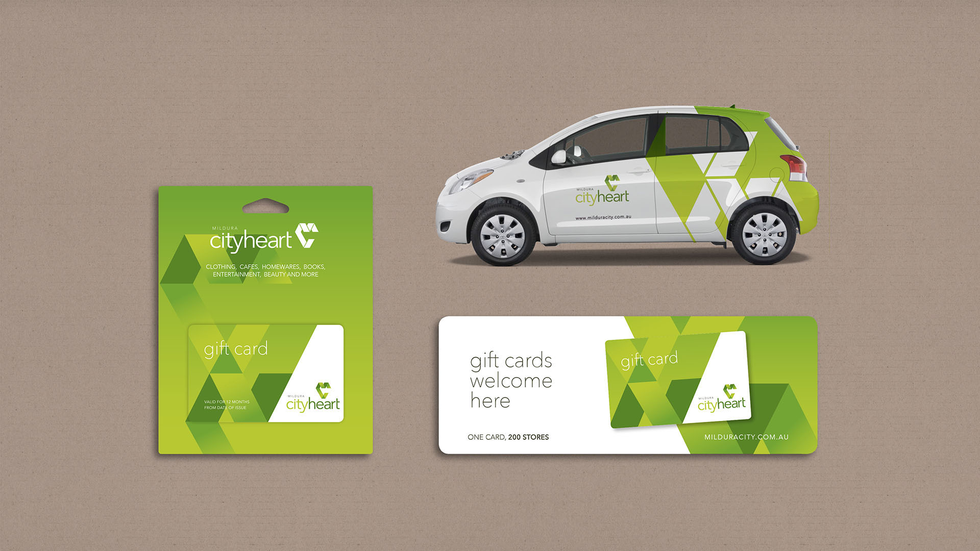 Mildura City Heart Logo and Branding Design - Saunders Design Group