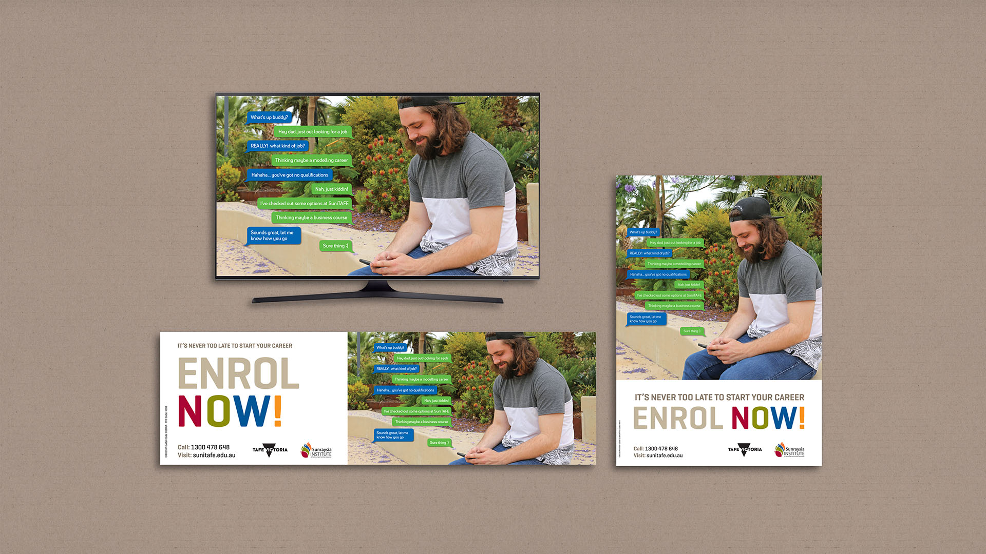 SuniTAFE Advertising Campaign Design - Saunders Design Group