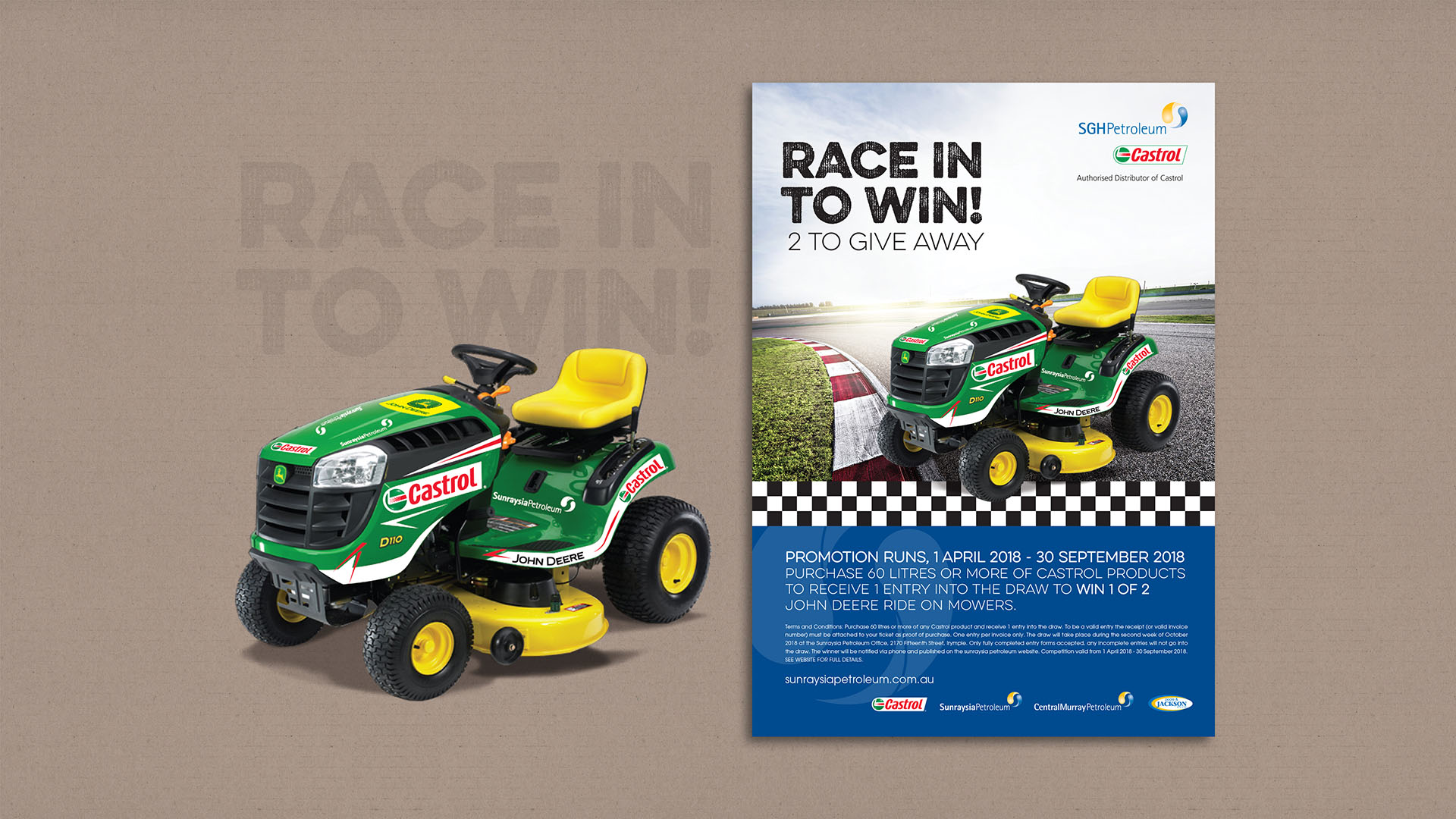 Sunraysia Petroleum Advertising Design - Saunders Design Group