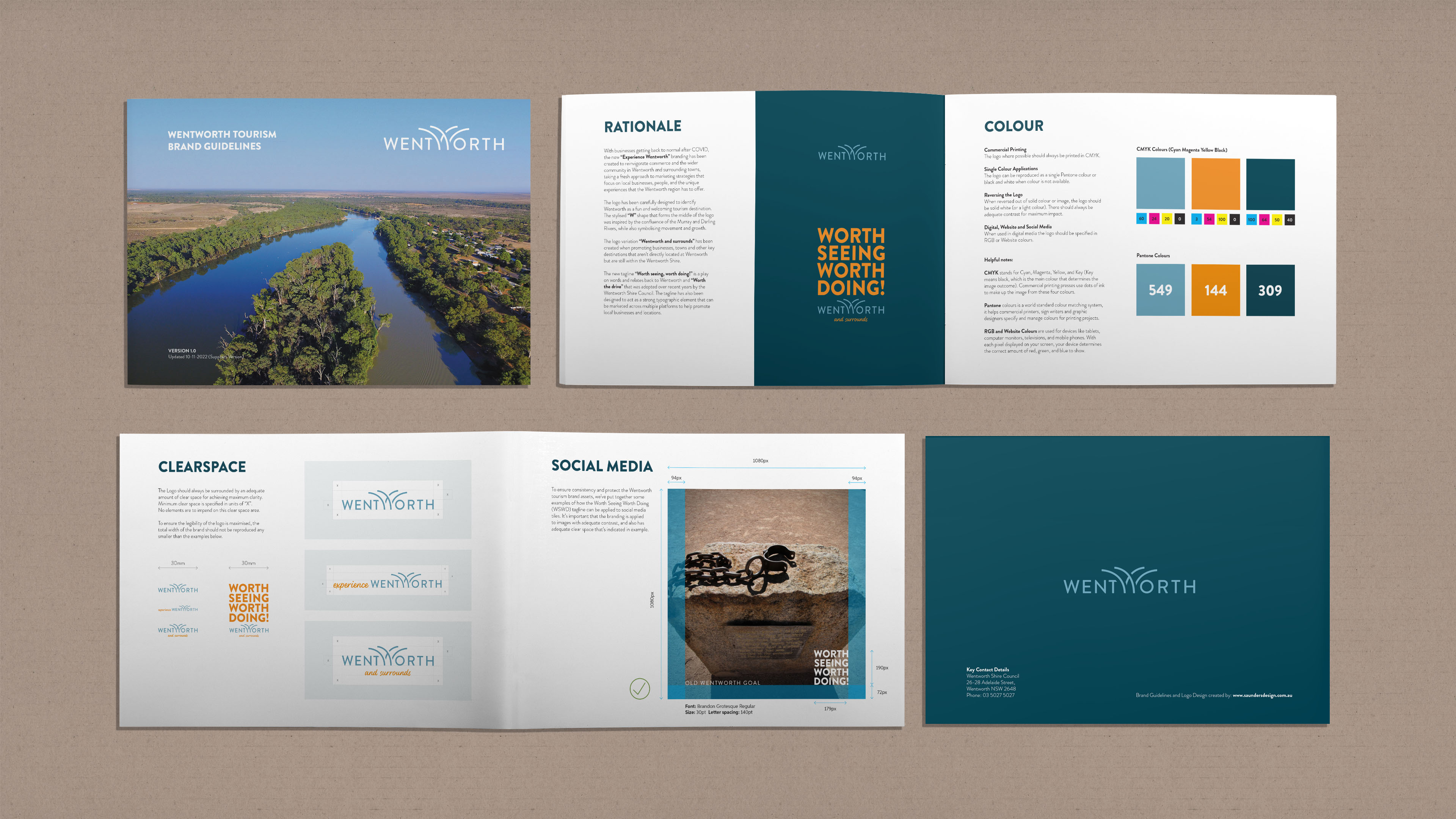 Wentworth Tourism Branding - Saunders Design Group