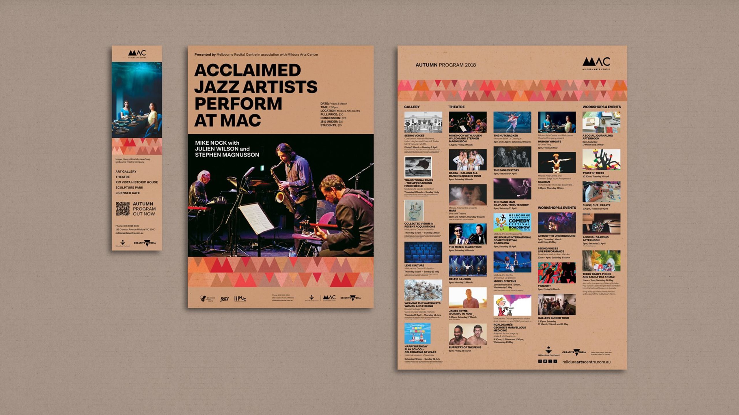 Mildura Arts Centre Logo and Branding Design - Saunders Design Group