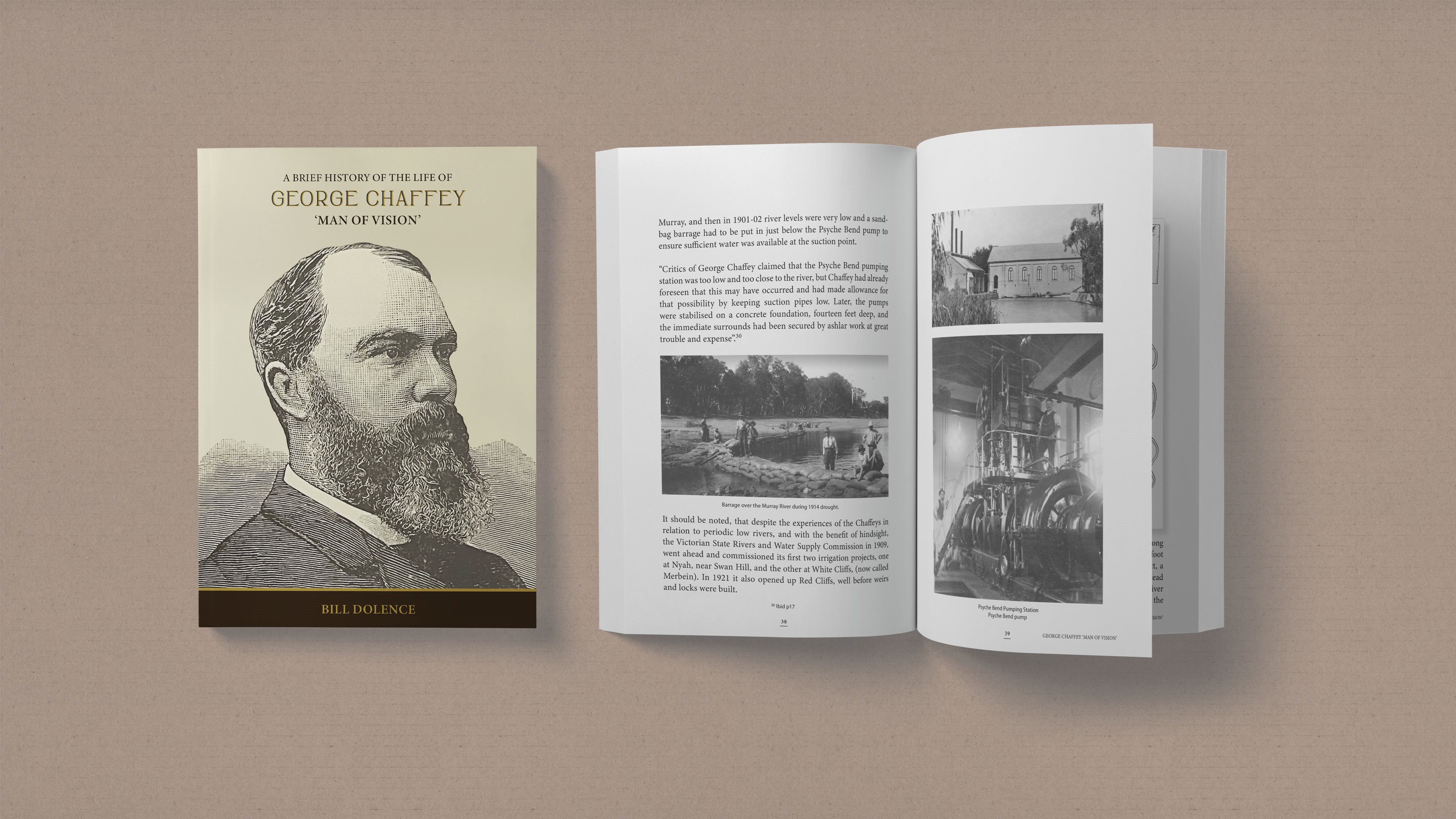 Bill Dolence Book Design - Saunders Design Group