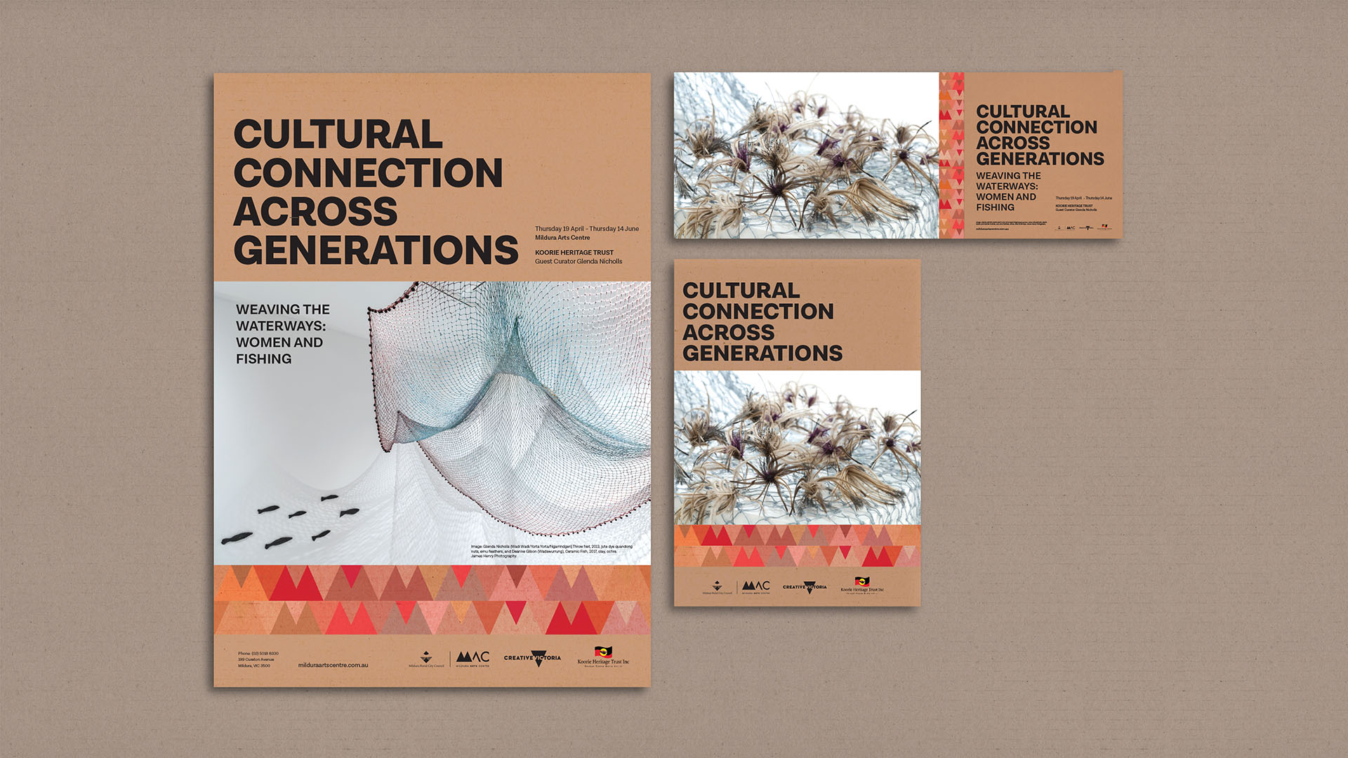 Mildura Arts Centre Branding and Print Design - Saunders Design Group