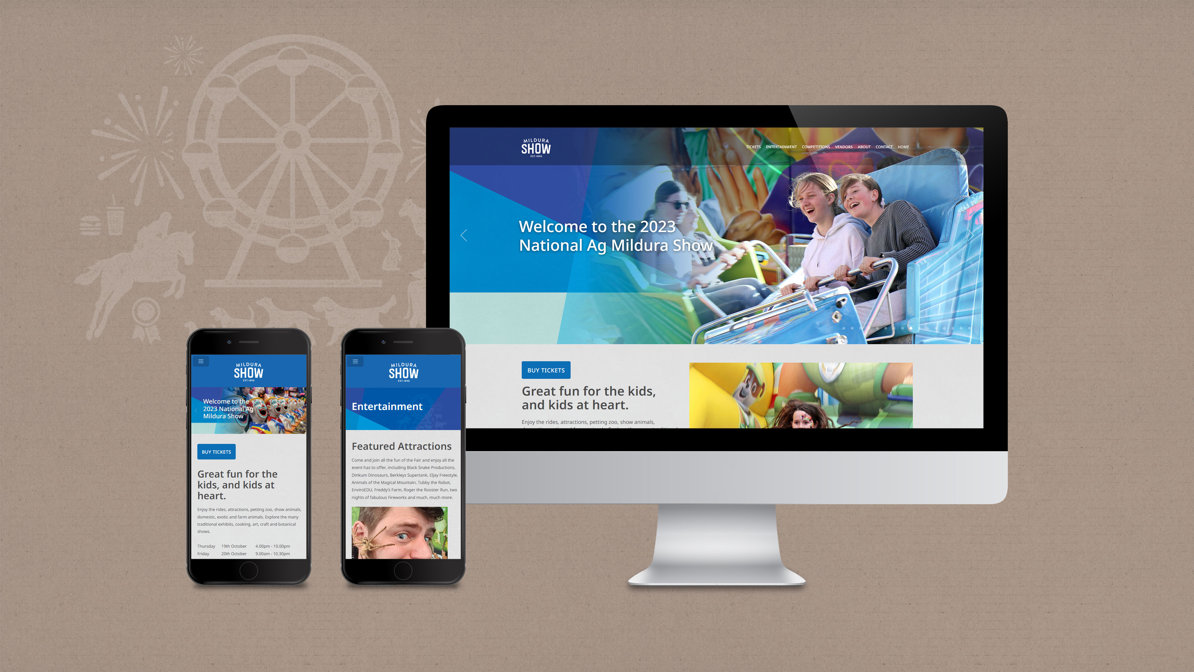 Mildura Show Branding and Website Design - Saunders Design Group